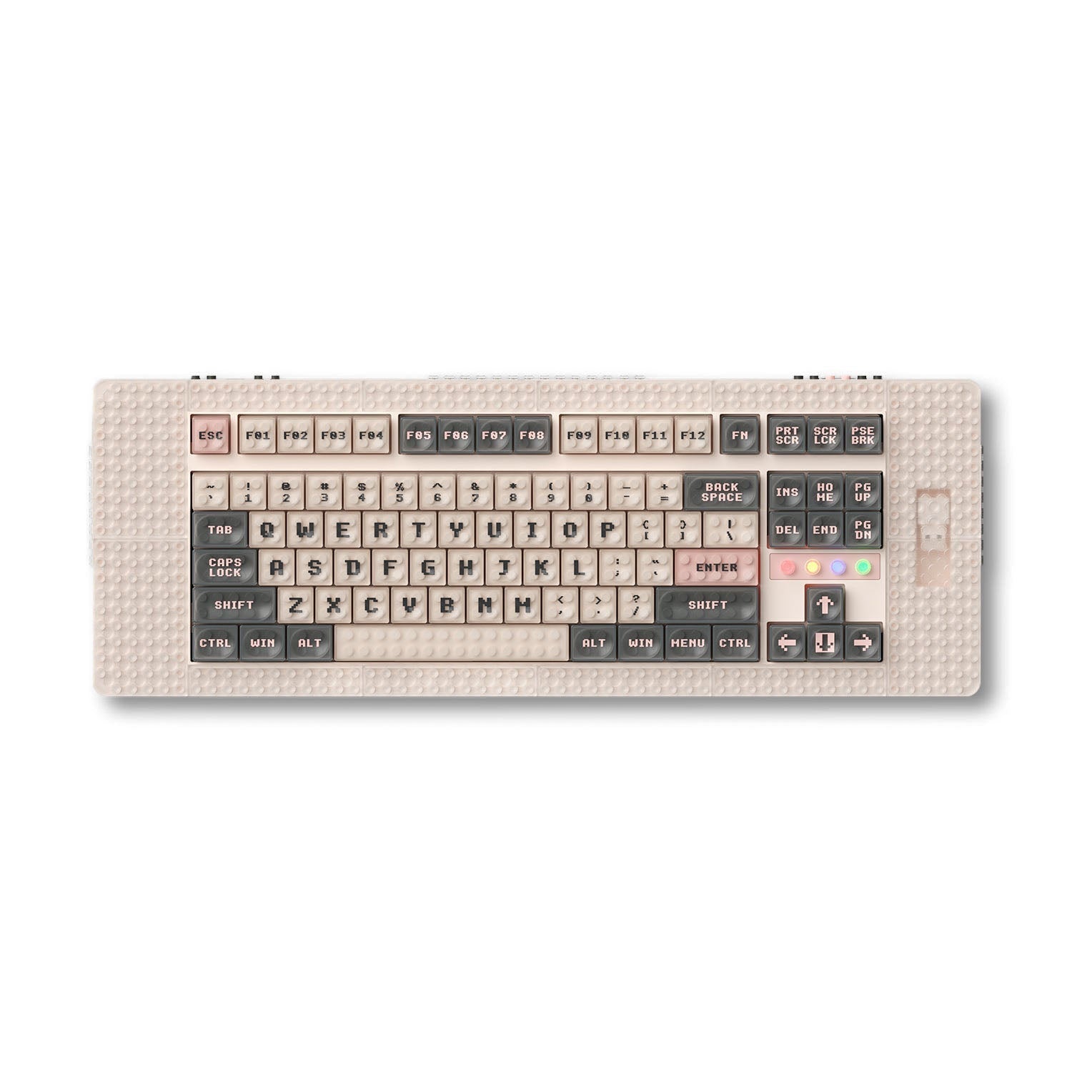 MelGeek Pixel Christian, World's First Brick-compatible Custom Mechanical Keyboard