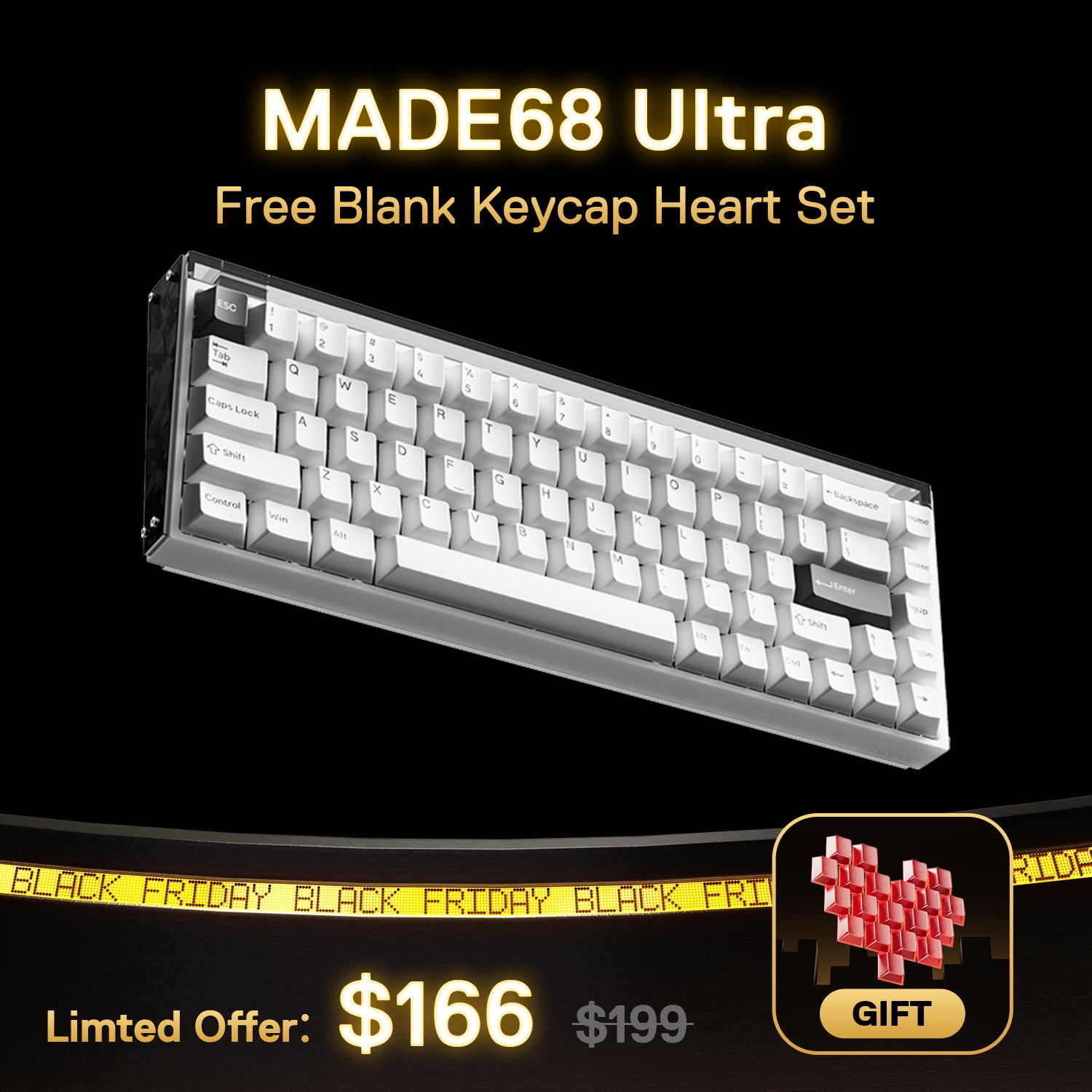 MelGeek Made68 Ultra: Rapid Trigger Keyboard – MelGeek