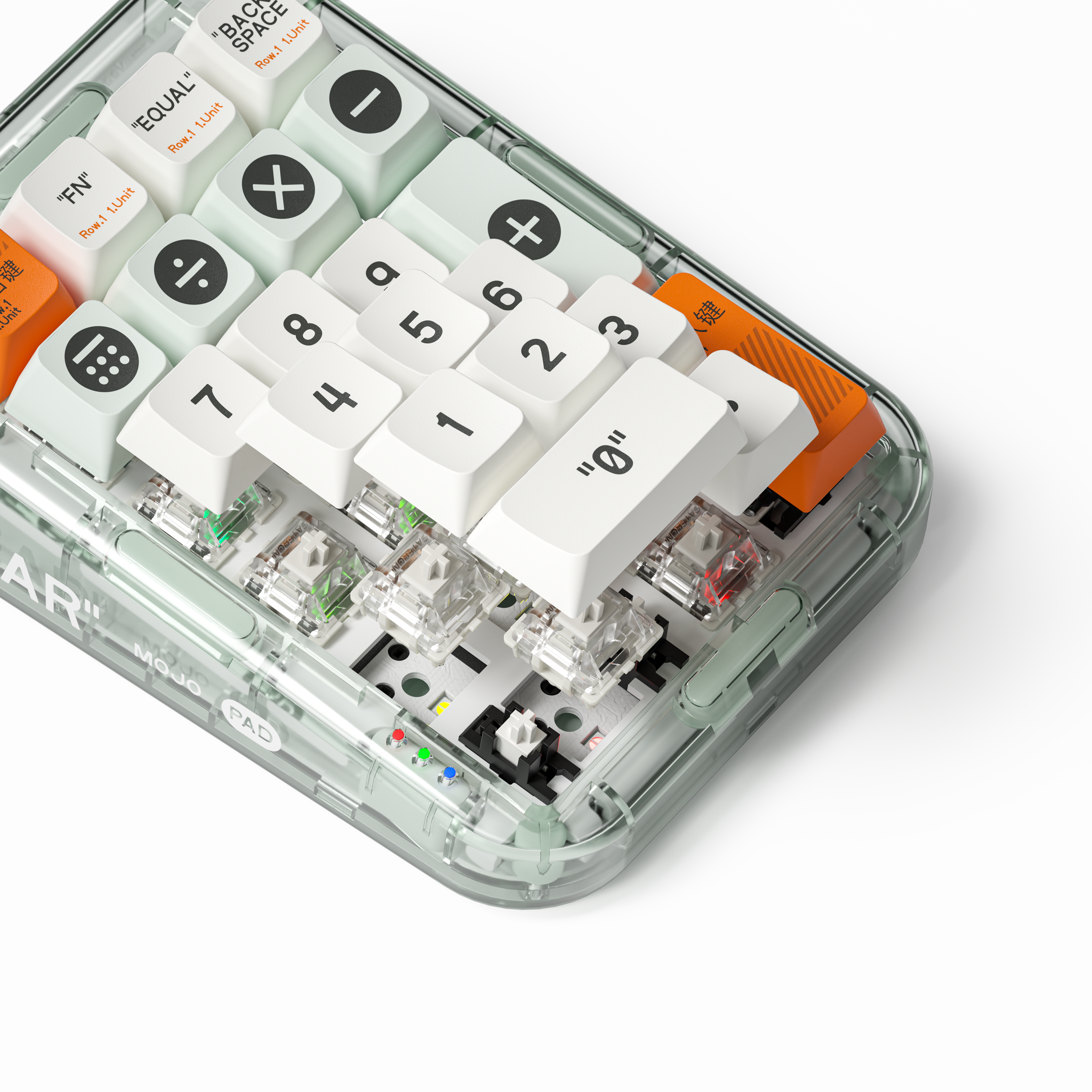 MelGeek MojoPad Teclado numérico de plástico Teclado mecánico