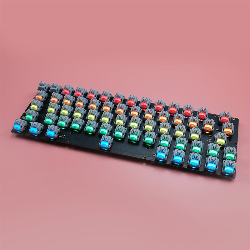 MelGeek MJ61 MJ63 MJ64 60% Hotswappable Keyboard RGB PCBA