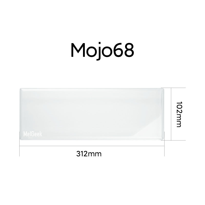 Housse anti-poussière en acrylique MelGeek pour Mojo68/Mojo84