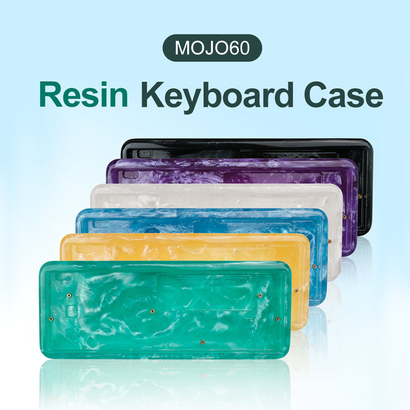 MelGeek Mojo60 60% Resin Case for Custom Mechanical Keyboard