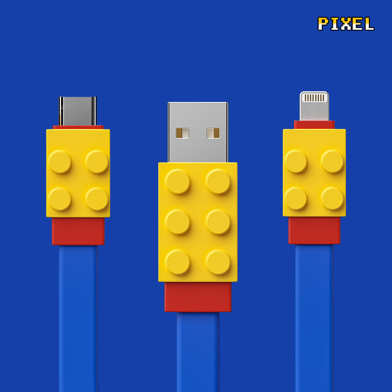 MelGeek Pixel Themed USB Cable TYPE-C Lightning Keyboard Cable