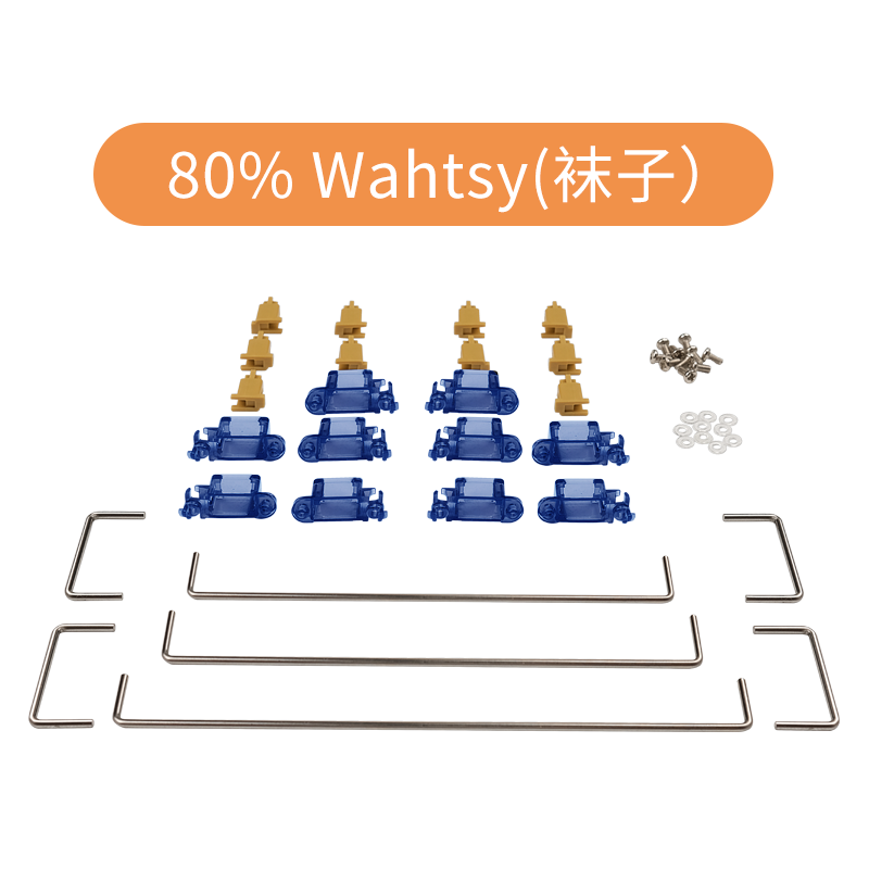 MelGeek Transparent PCB Screw in Stabilizer for Mechanical Keyboard