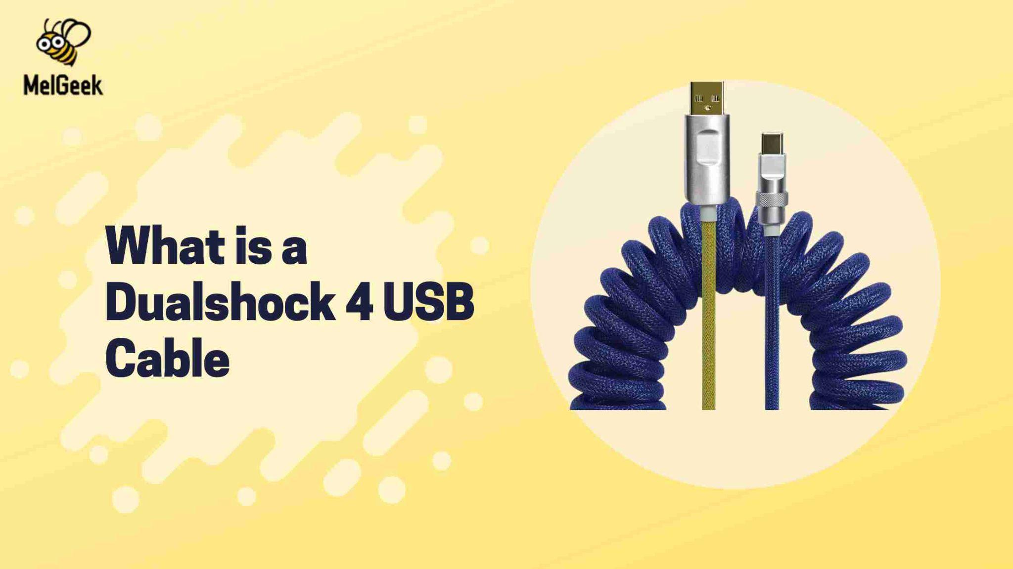 What is a dualshock 4 usb cable