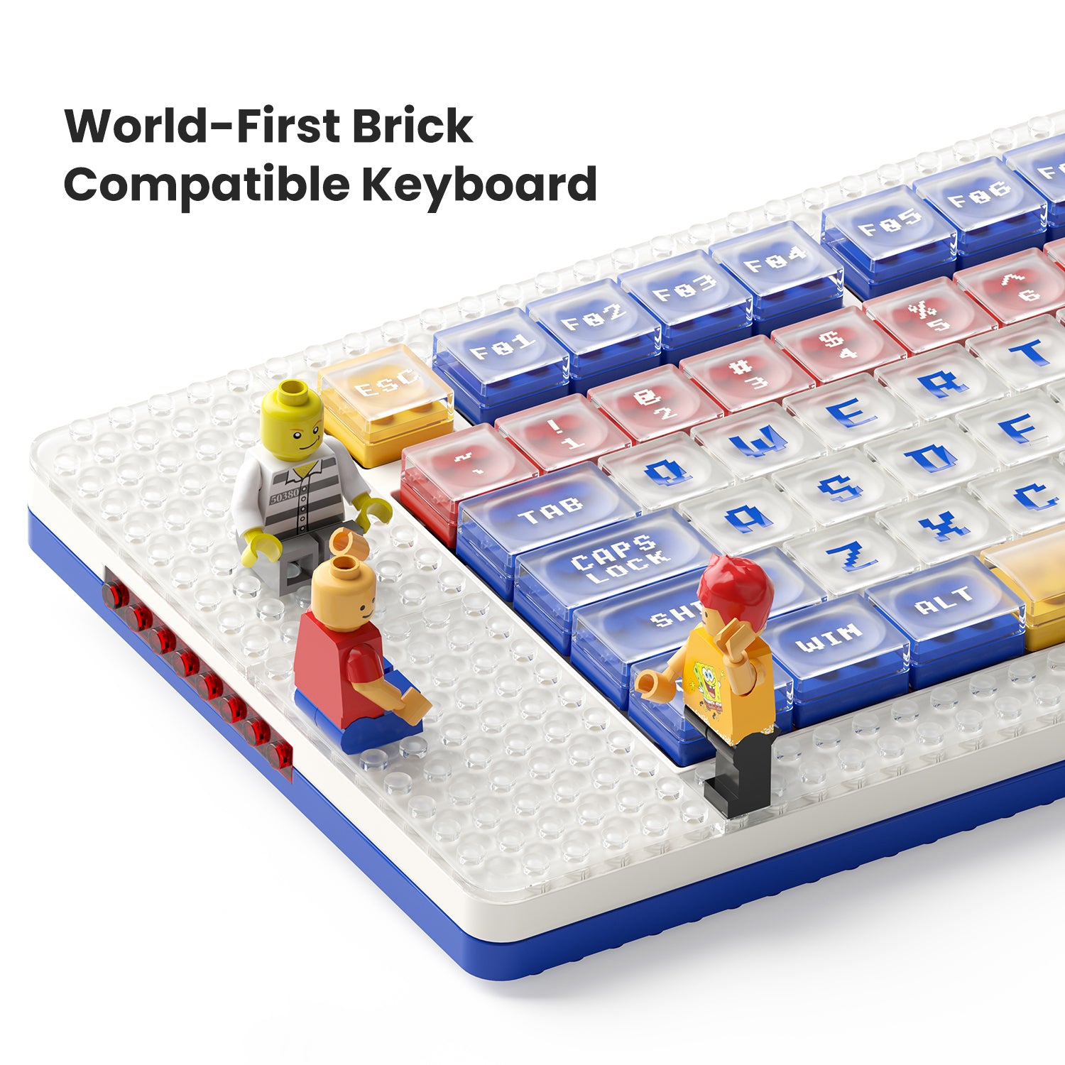 MelGeek Pixel Canvas, World's First Brick-compatible Custom Mechanical Keyboard