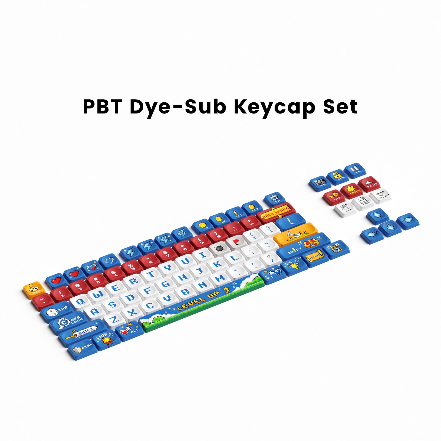 Pixel Keycap Set-16bit