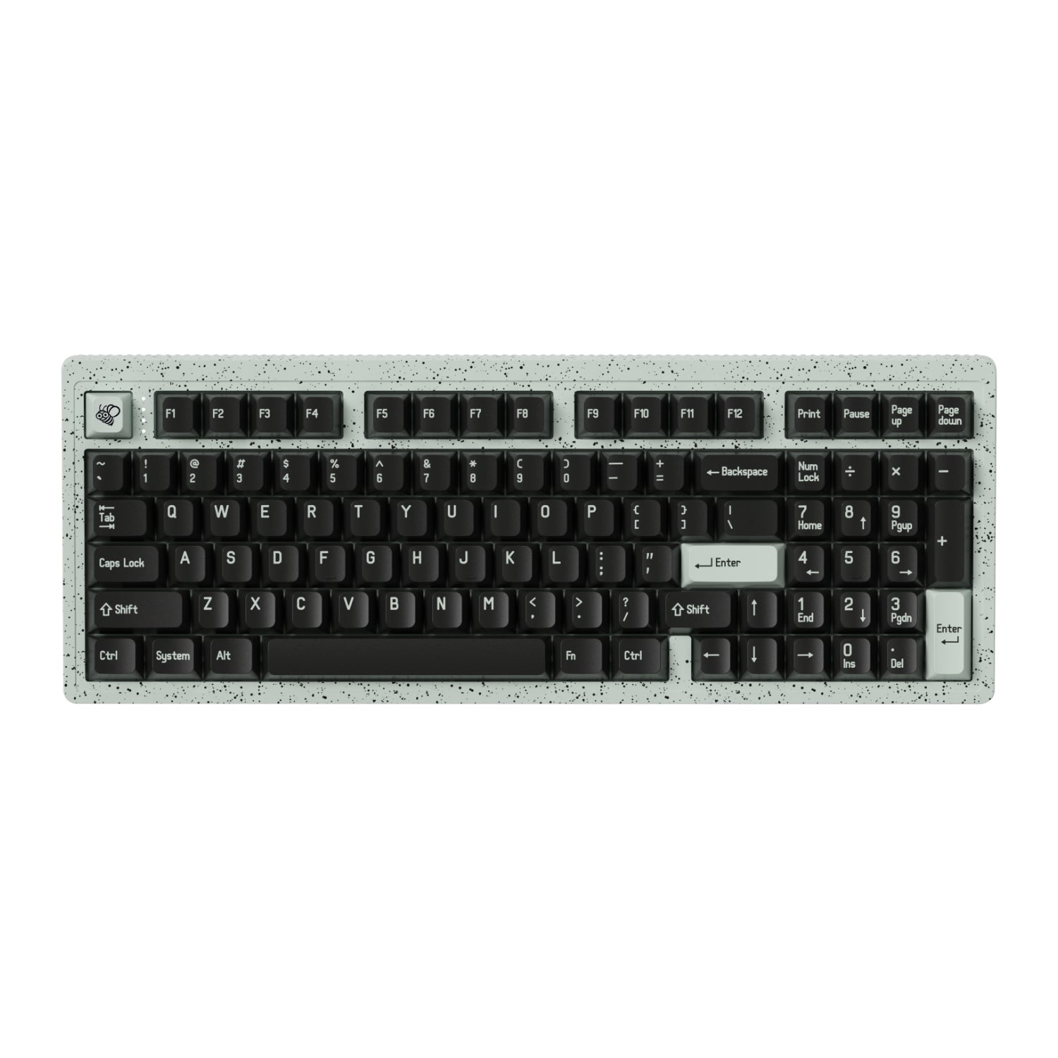 MelGeek Modern97 Fountain Work&Game Compact Mechanical Keyboard