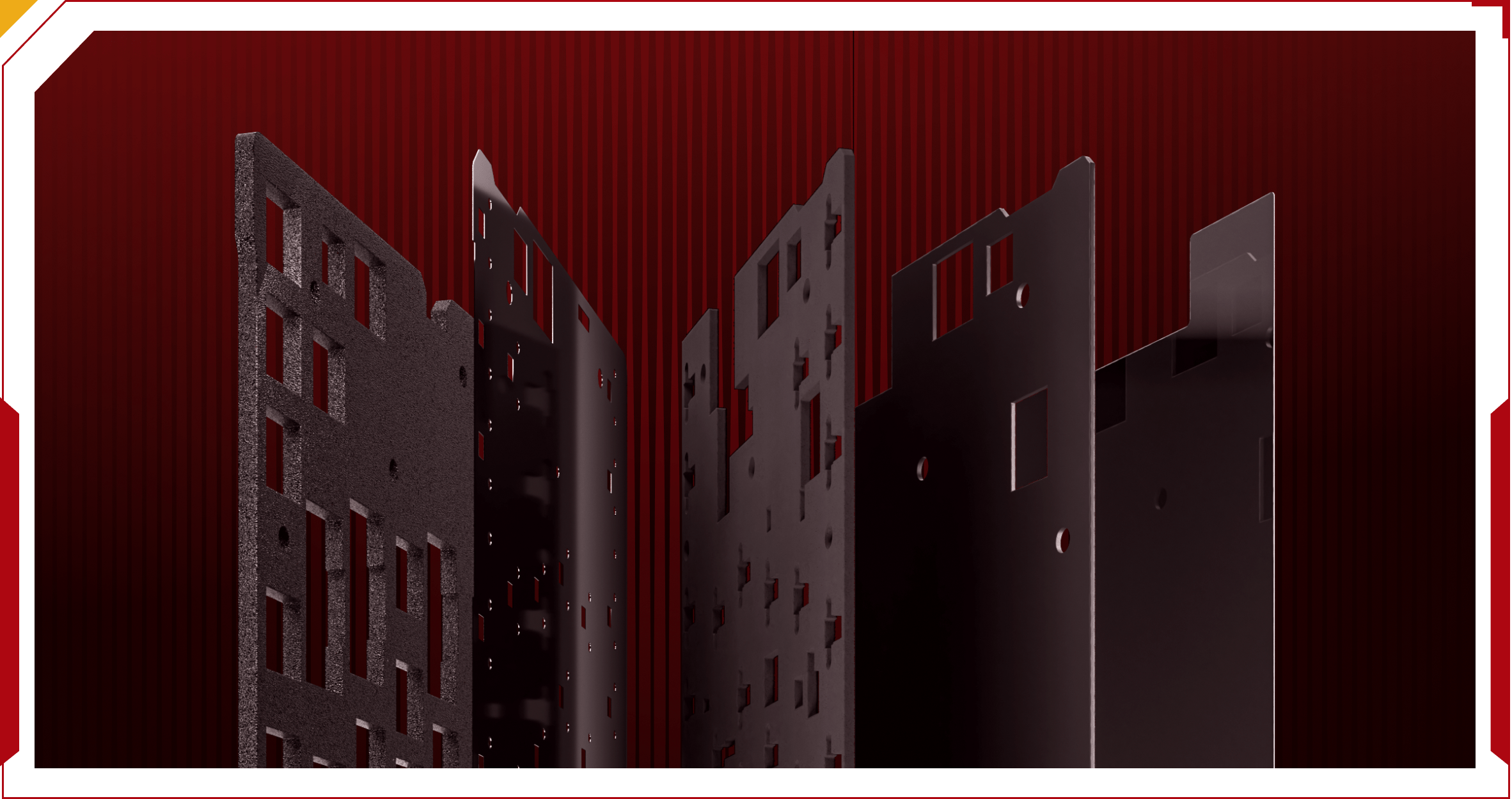 Keyboard dampening layers