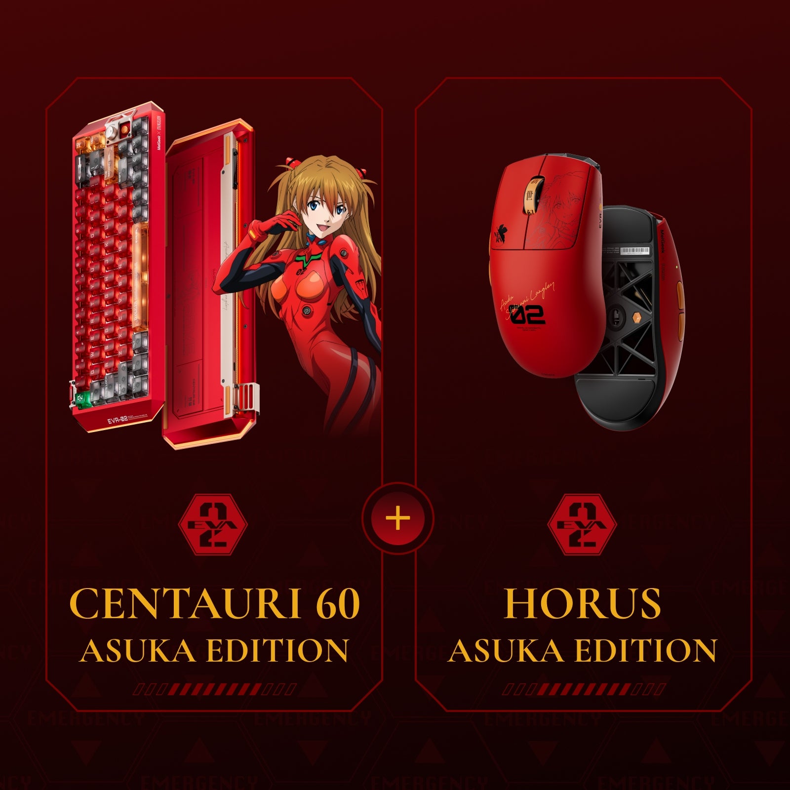 Centauri60 Asuka EVA-02 Hall Effect Keyboard | MelGeek