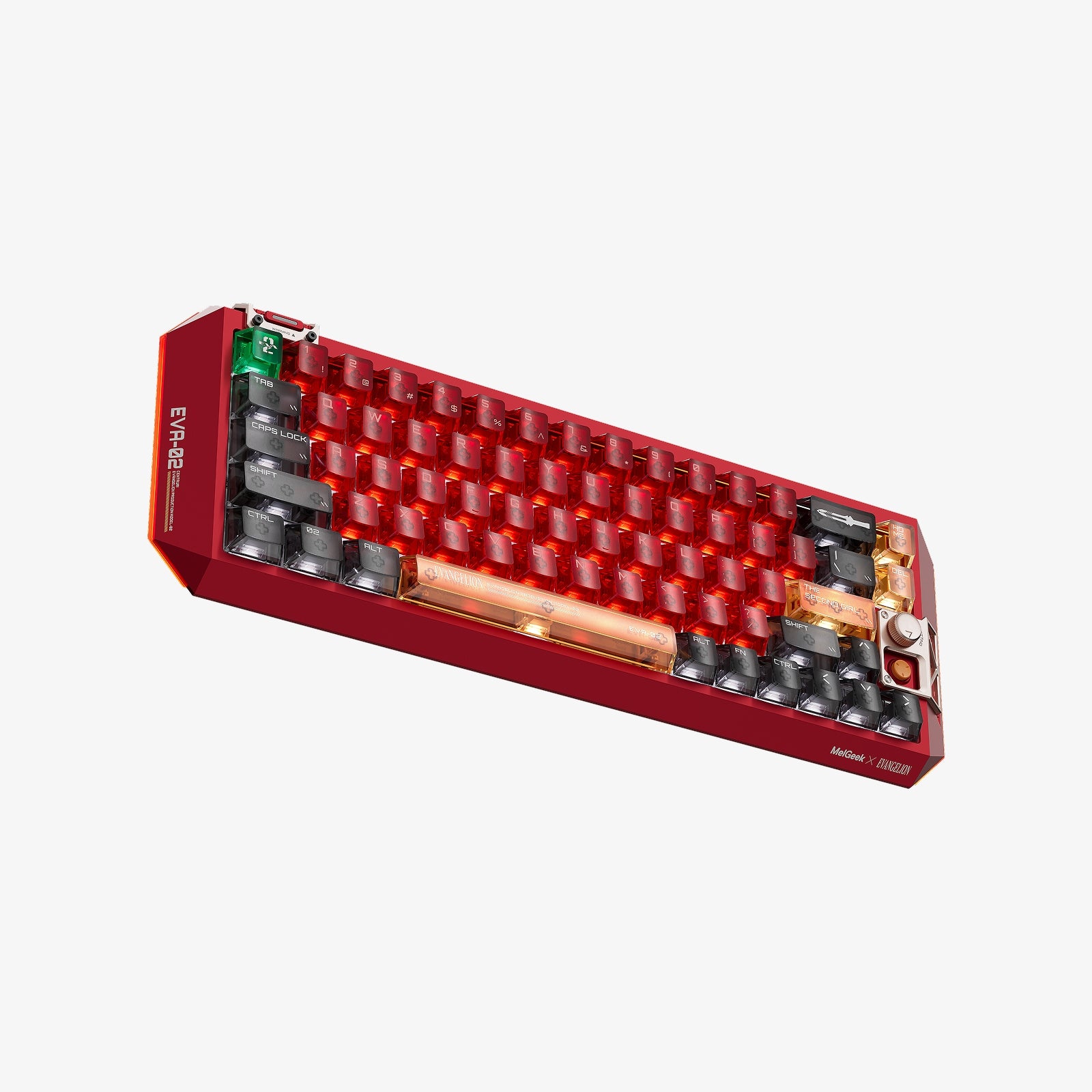Centauri60 Asuka EVA-02 Hall Effect Keyboard | MelGeek keyboard image