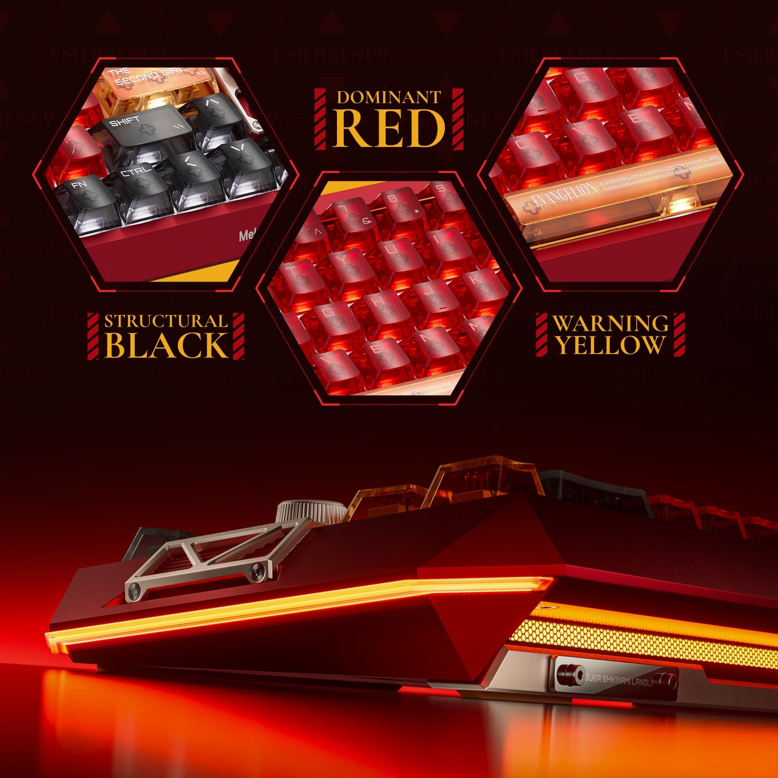 Centauri60 Asuka EVA-02 Hall Effect Keyboard | MelGeek keyboard image