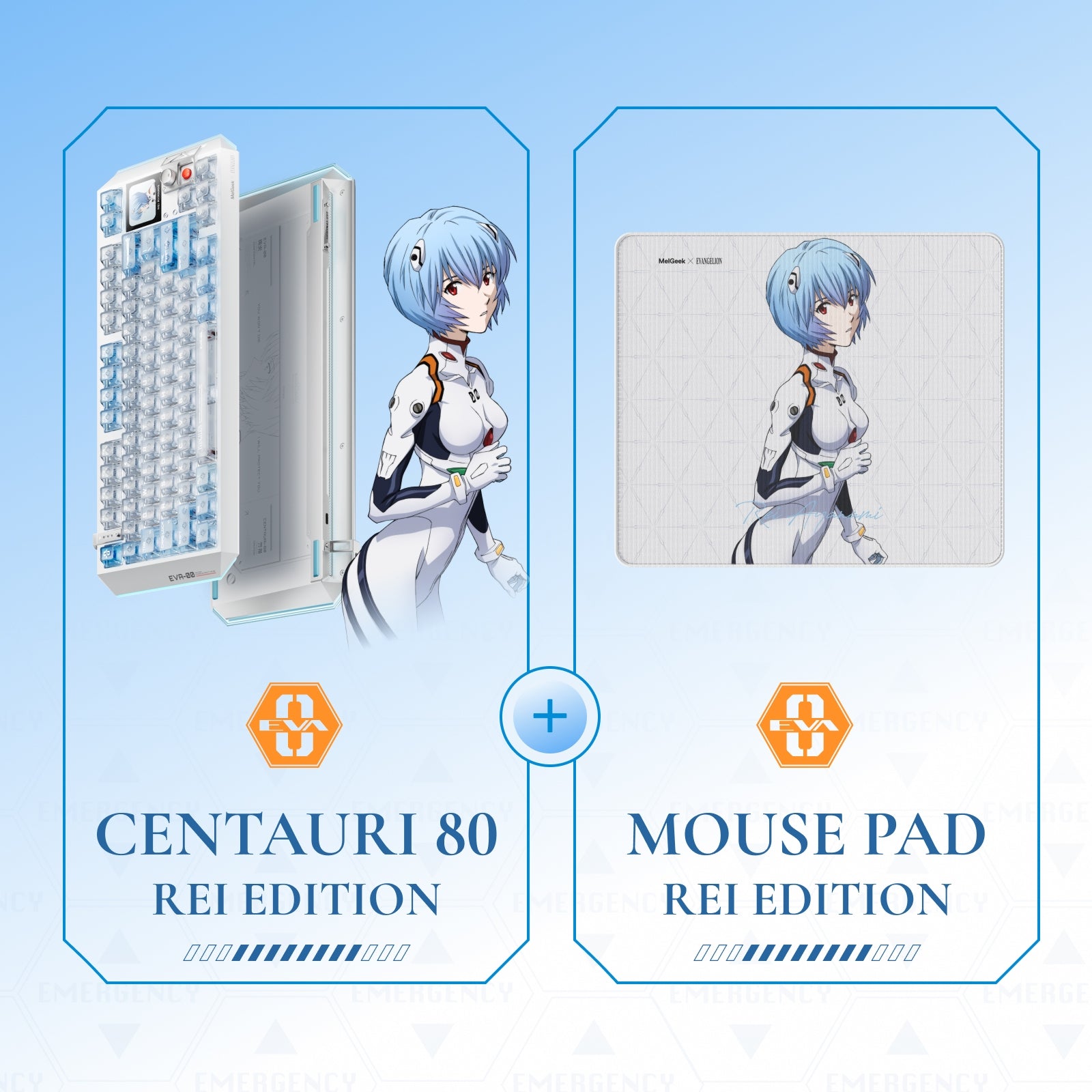 Centauri80 Rei EVA-00 OLED Hall Effect Keyboard | MelGeek keyboard image