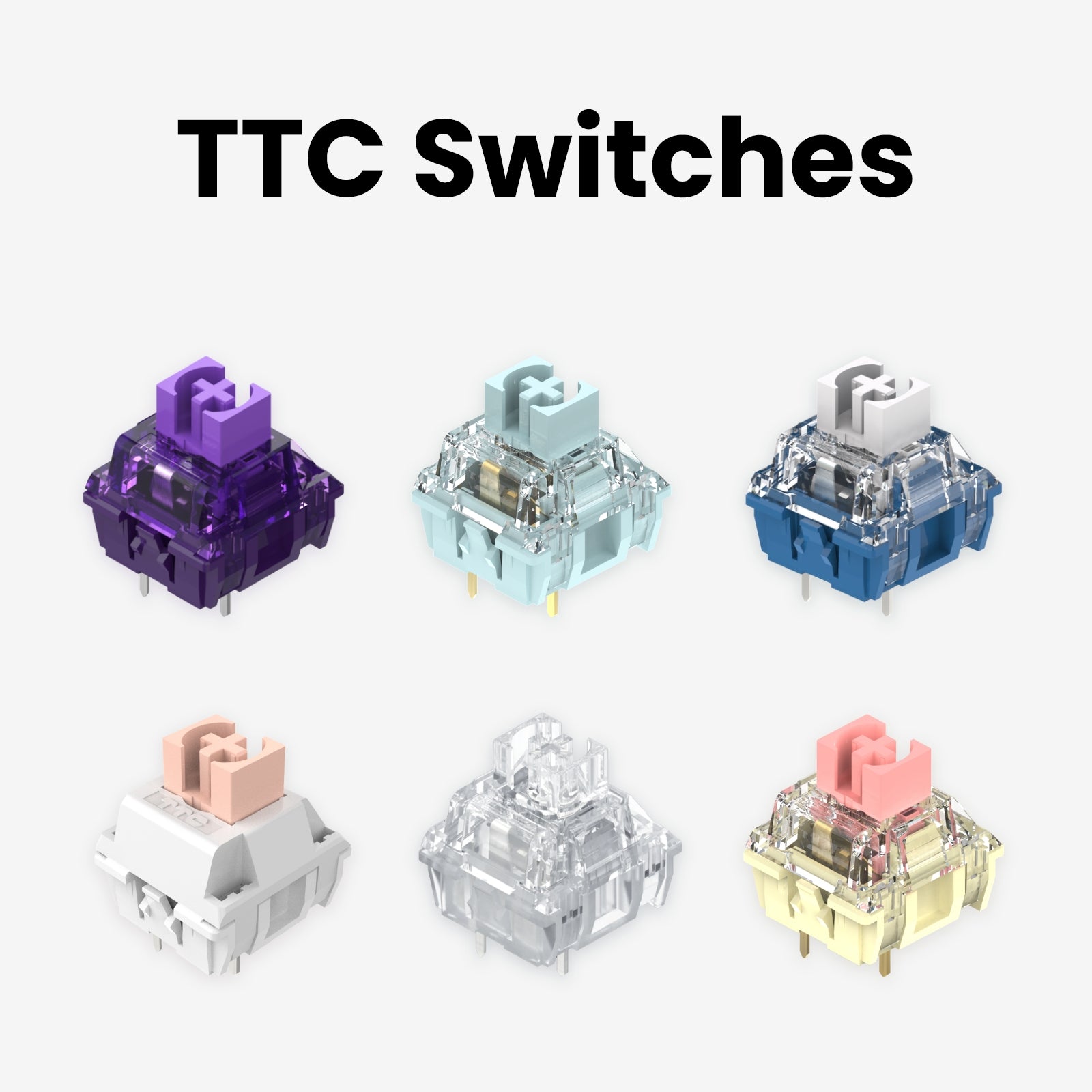 MelGeek TTC Mechanical Switches for Keyboard