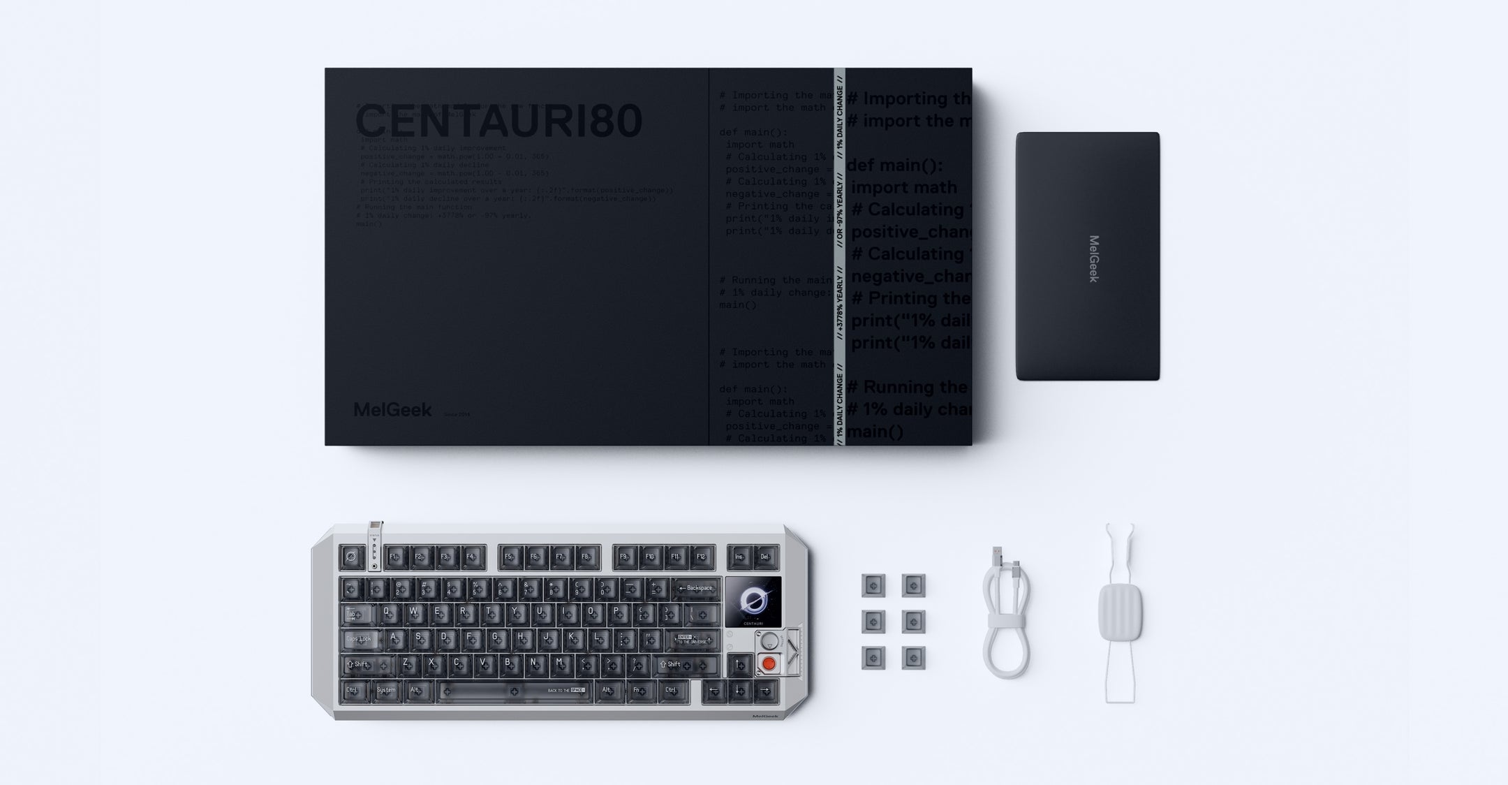 Everything included in the Centauri box