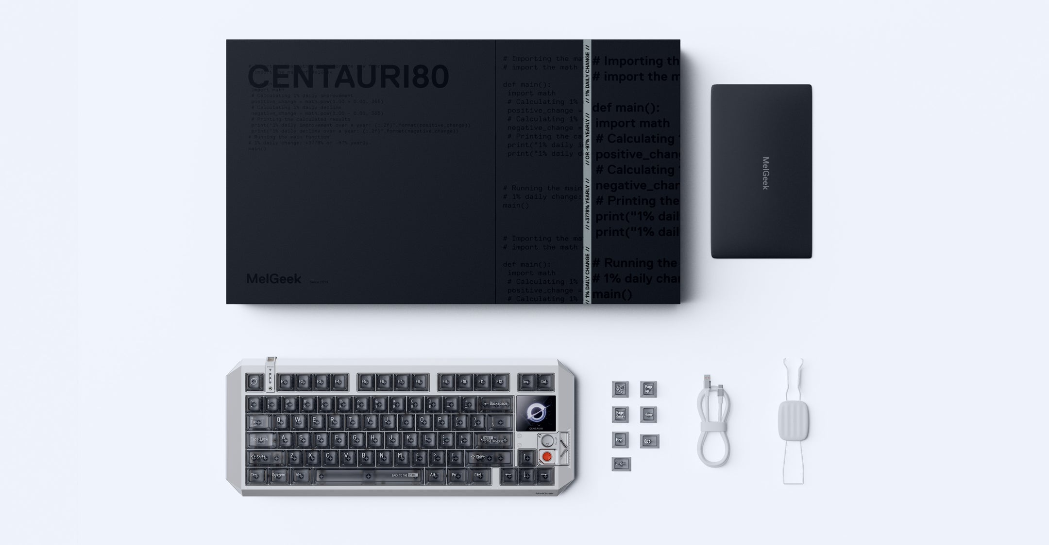 Everything included in the Centauri box