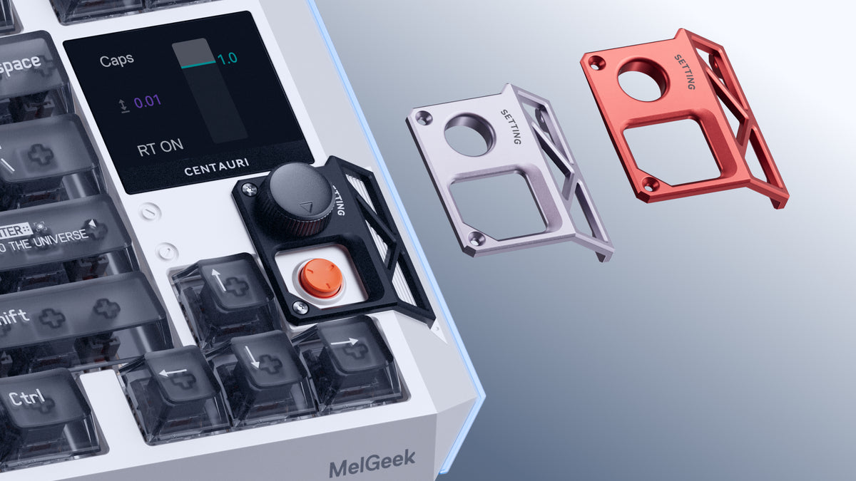 Knob and press-button control-system animation