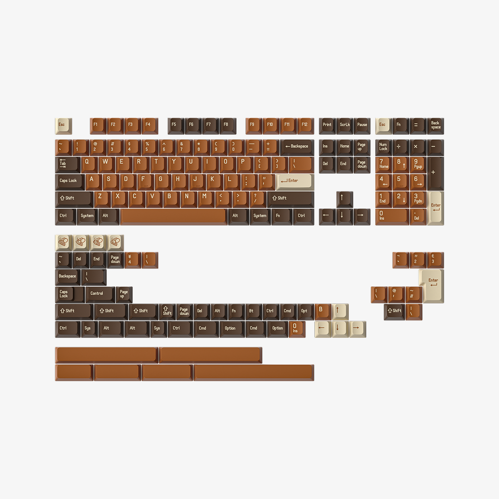 MelGeek MCR Horseman ABS Doubleshot Keycap Set