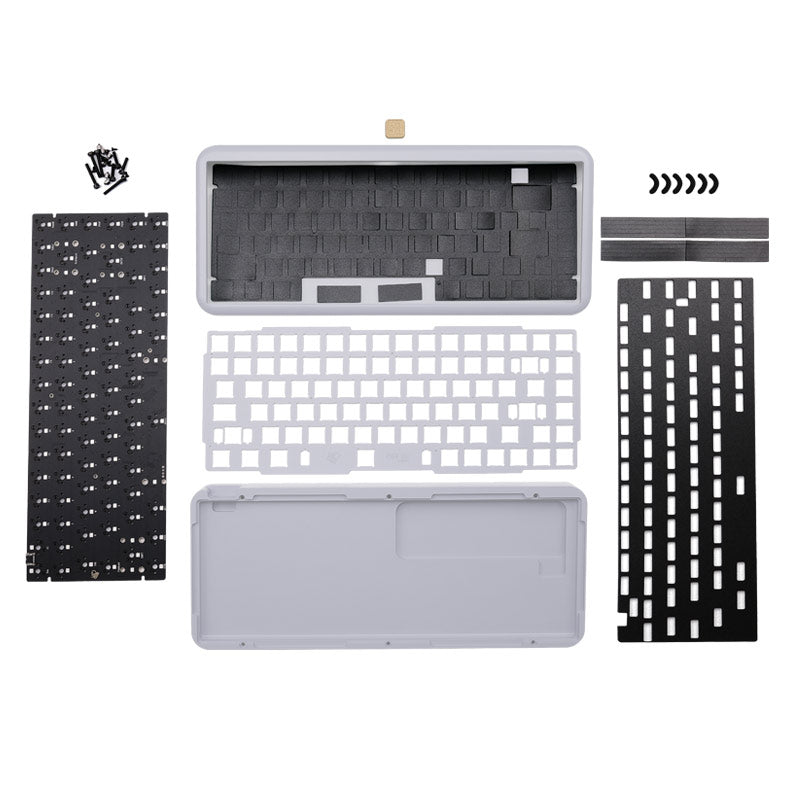 MelGeek Mojo75 Plus Junta Kit de teclado mecánico de aluminio personalizado