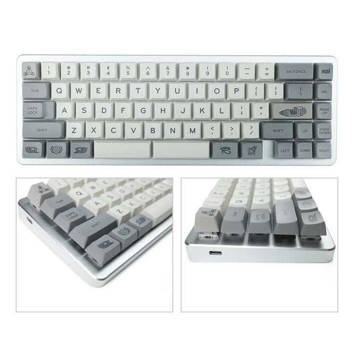 MelGeek Z70Ultra Custom 65% Hotswap-fähig mit mechanischem RGB-Aluminium-Tastatur-Kit mit 67 Tasten 68 Tasten