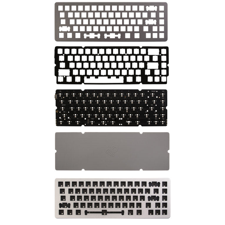 MelGeek Z70Ultra カスタム 65% ホットスワップ可能 RGB アルミニウム メカニカル キーボード キット 67Keys 68Keys