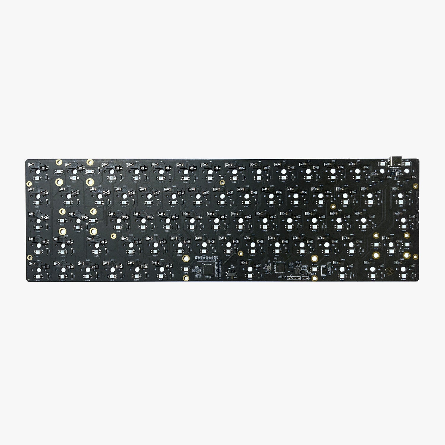 MelGeek Mojo65 Kit de clavier mécanique en aluminium 68 touches 5.1 Bluetooth et filaire