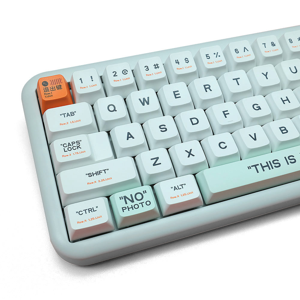 MelGeek Mojo65 Kit de clavier mécanique en aluminium 68 touches 5.1 Bluetooth et filaire