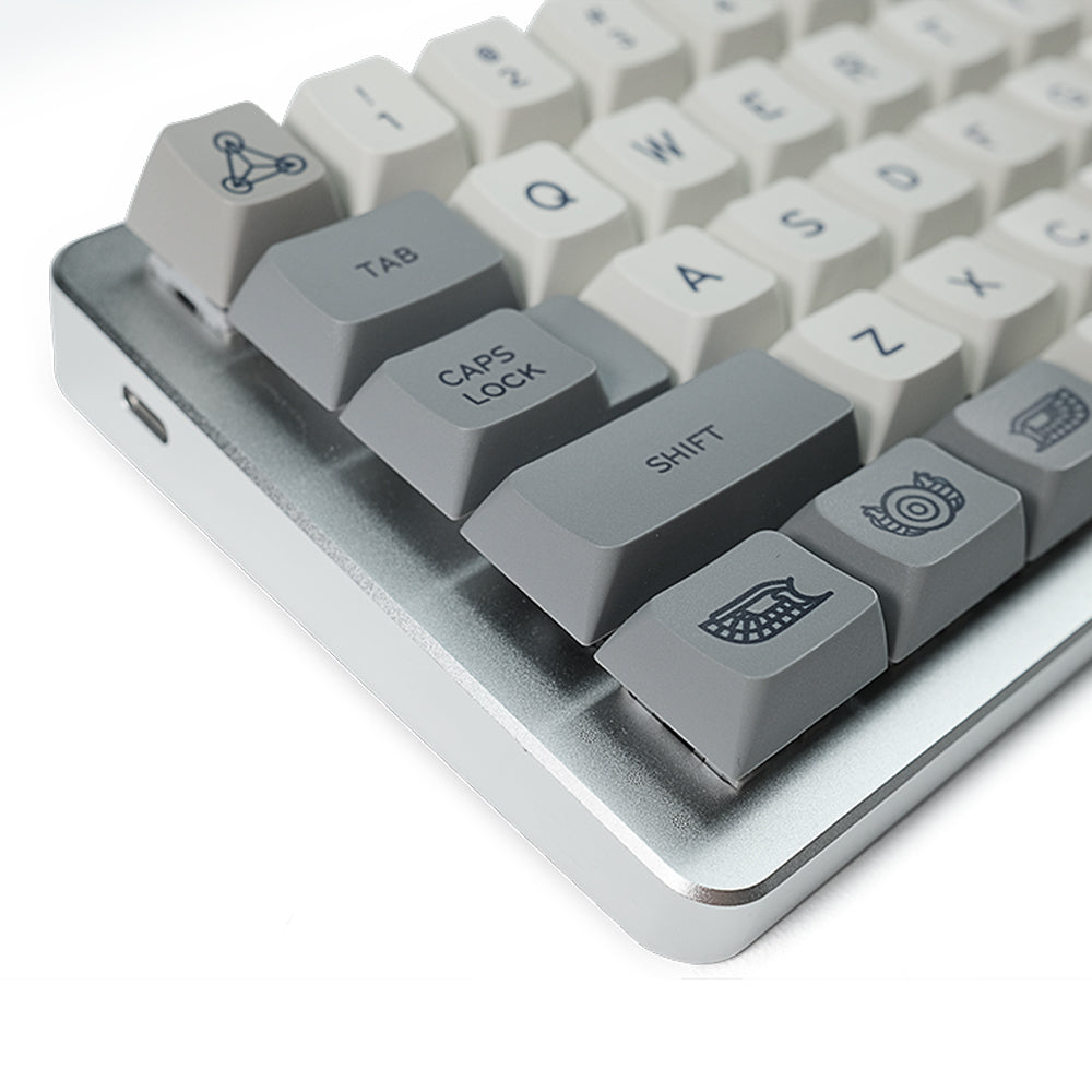 MelGeek Z70Ultra Custom 65% remplaçable à chaud avec kit de clavier mécanique en aluminium RVB avec 67 touches 68 touches