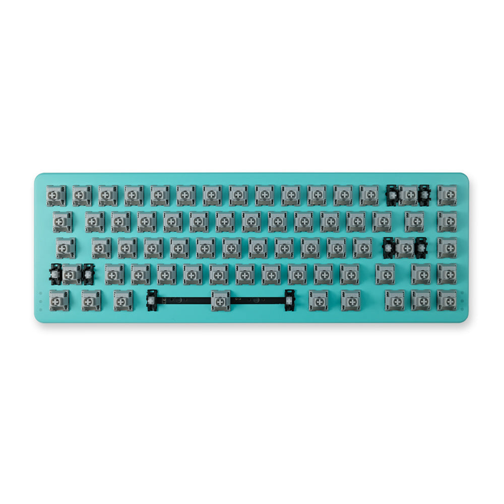 MelGeek Z70Ultra Custom 65% intercambiable en caliente con kit de teclado mecánico de aluminio RGB con 67 teclas 68 teclas