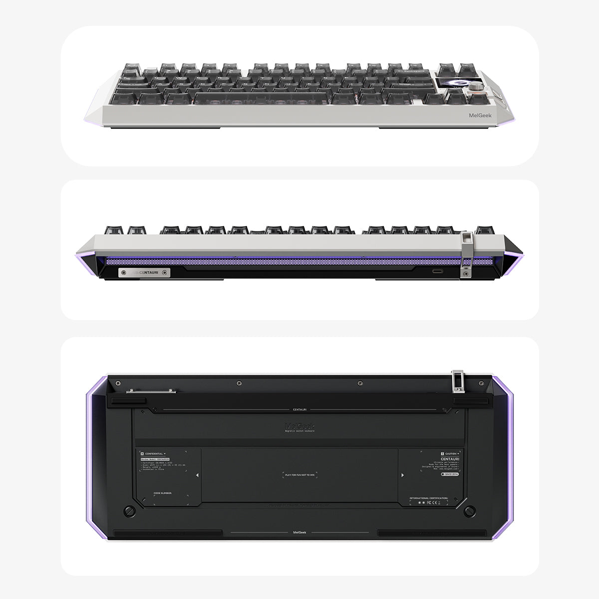 MelGeek Centauri 60/80 Hall Effect Gaming Keyboard keyboard image