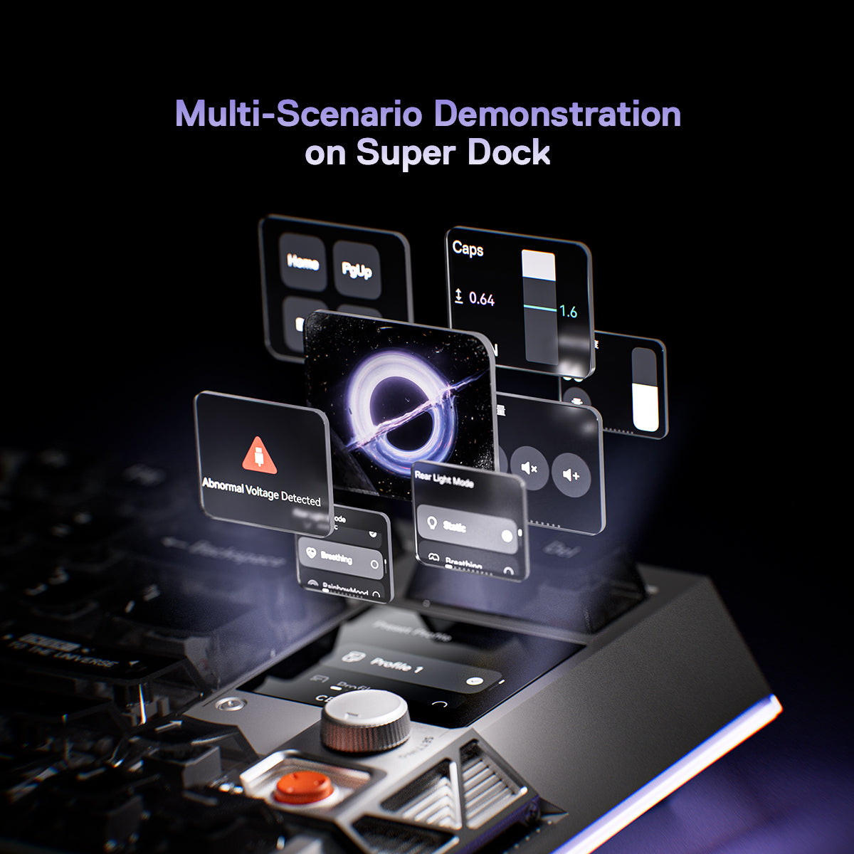 MelGeek Centauri 60/80 Hall Effect Gaming Keyboard keyboard image