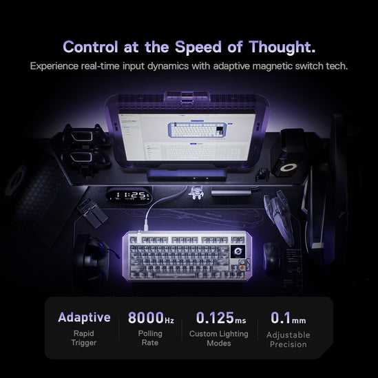 MelGeek Centauri 60/80 Hall Effect Gaming Keyboard | 8000Hz Rapid 