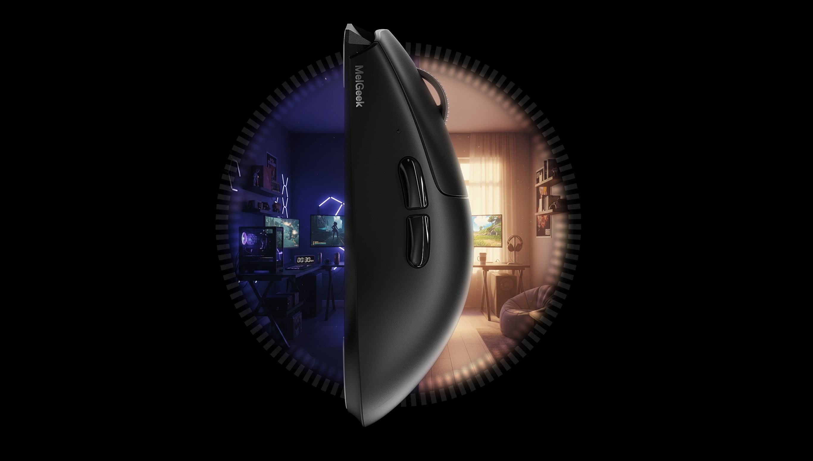 MelGeek Horus Lightweight Gaming Mouse | 8000Hz Polling Esports