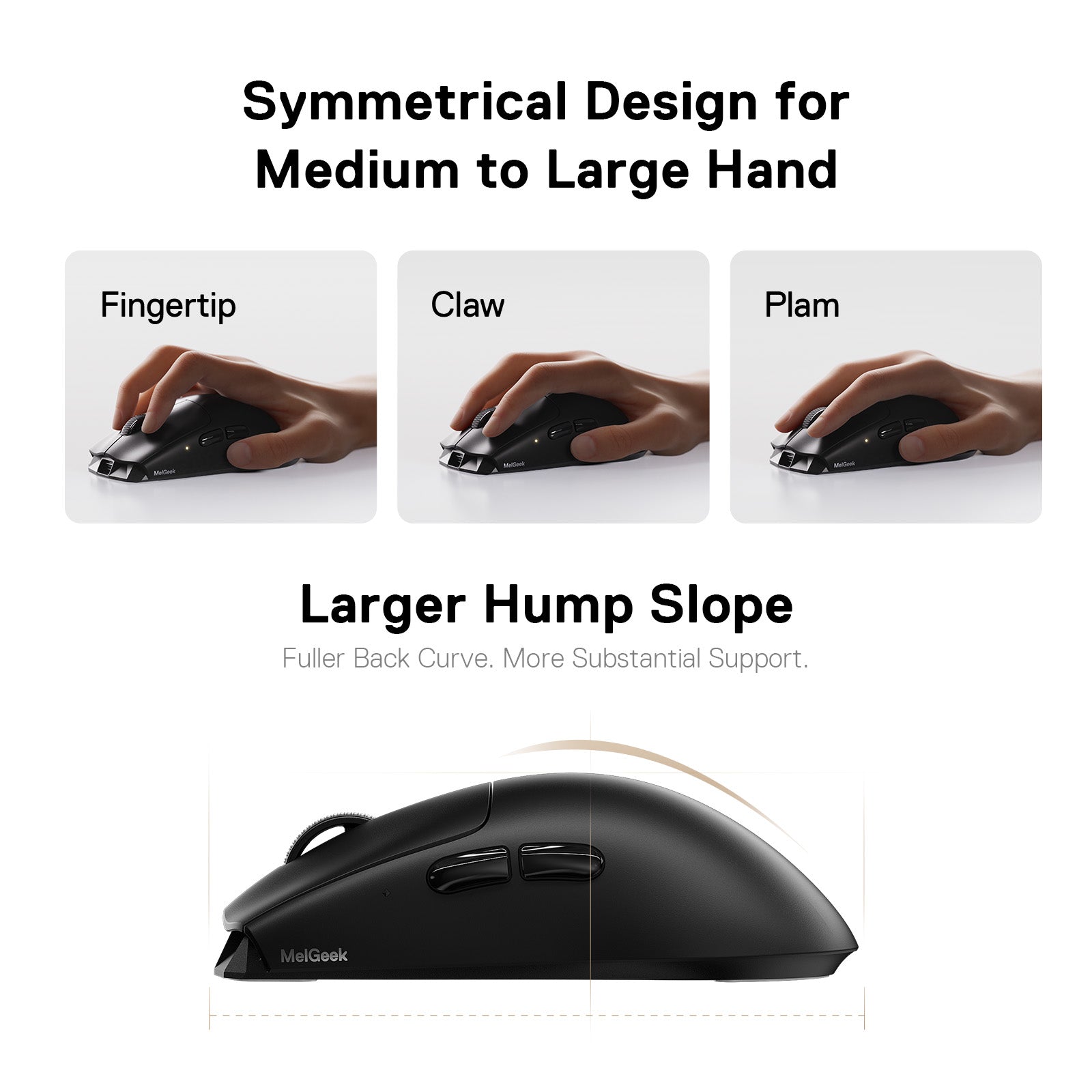 MelGeek Horus Lightweight Gaming Mouse | 8000Hz Polling Esports