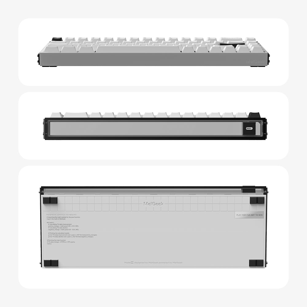 MelGeek MADE68 Ultra Rapid Trigger Gaming Keyboard
