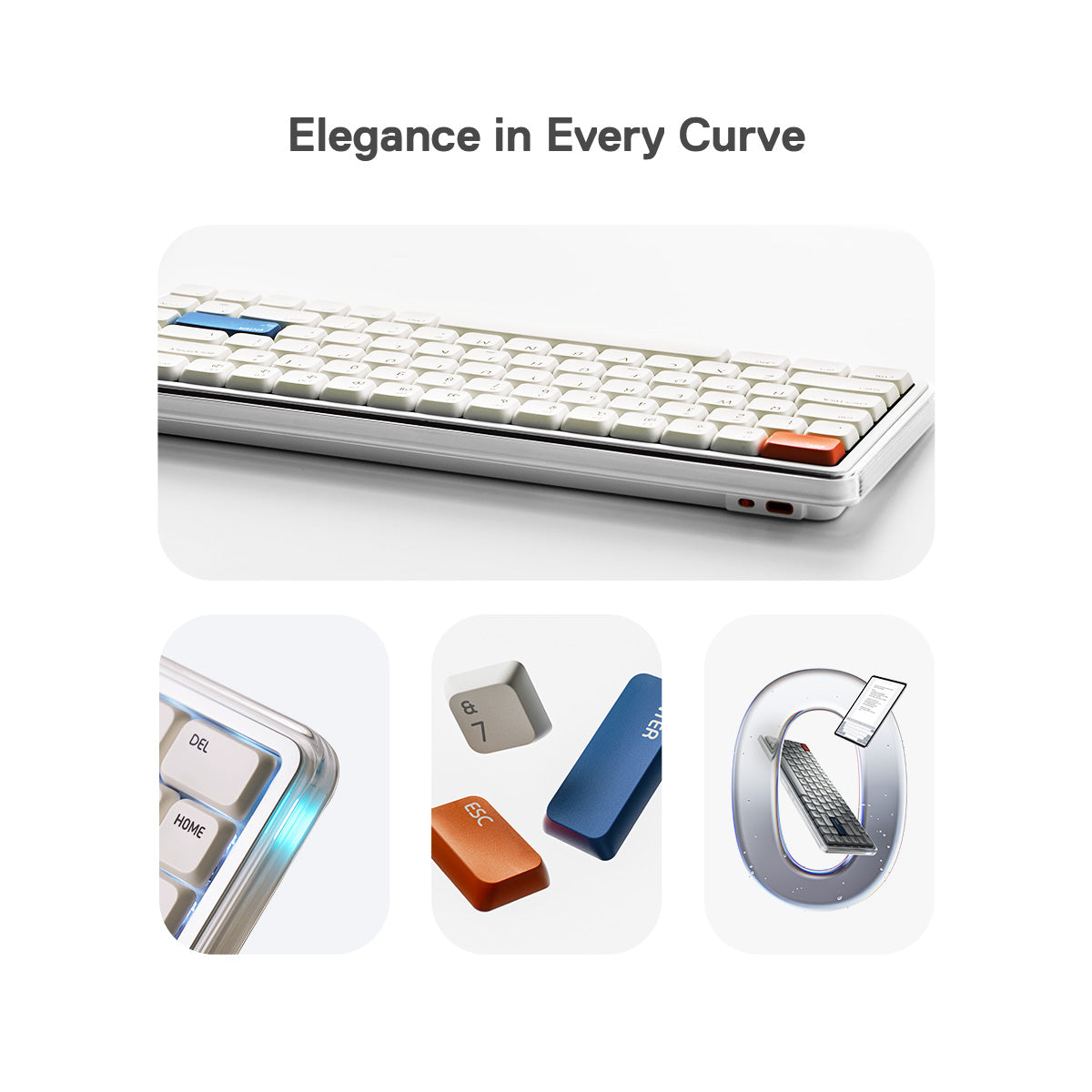 キーボード MelGeek O2 White Melgeek O2: The Productivity Oxygen for Mac Users – MelGeek