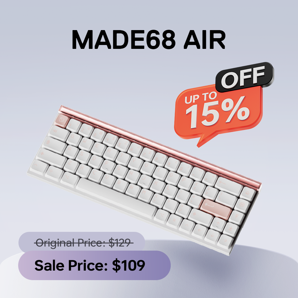MADE68 AIR Low-profile Magnetic Switch Gaming Keyboard MADE68 AIR Low-profile Magnetic Switch Gaming Keyboard
