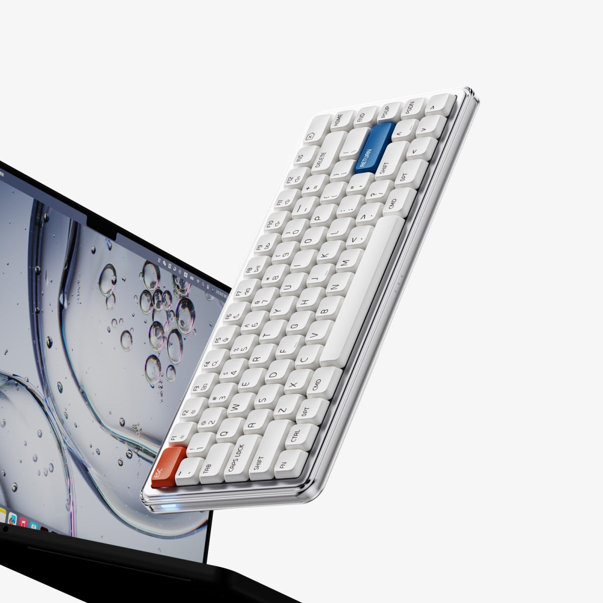 MelGeek O2 Tri-Mode Wireless Mechanical Keyboard for Mac