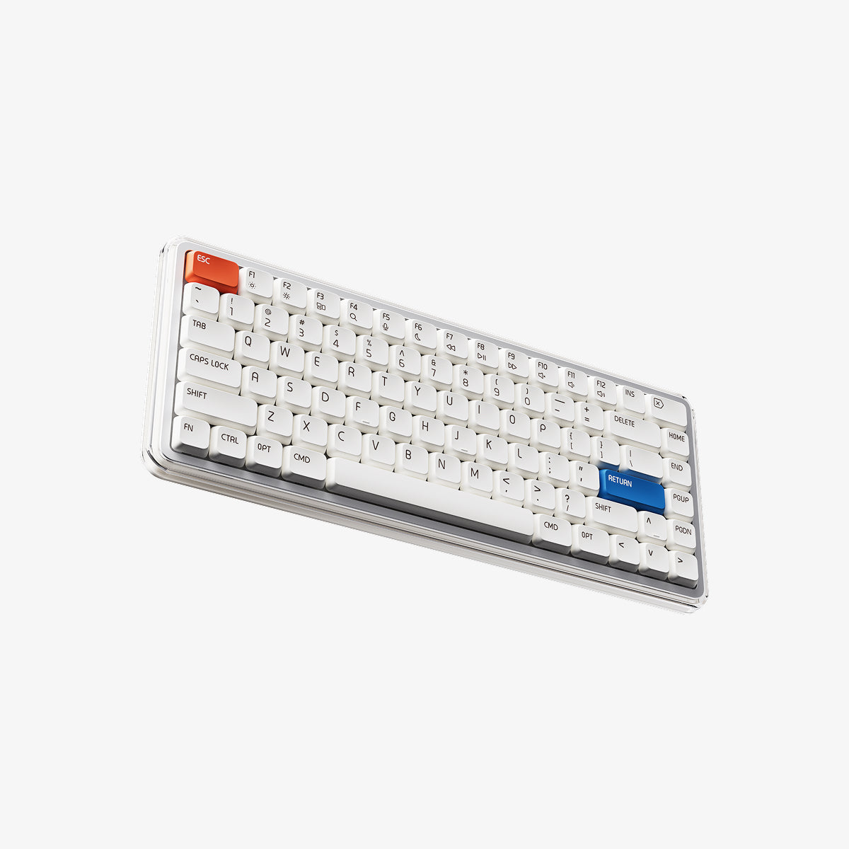 MelGeek O2 Mac専用設計 ロープロファイル ワイヤレスメカニカル MelGeek O2 Tri-Mode Wireless Mechanical Keyboard for Mac