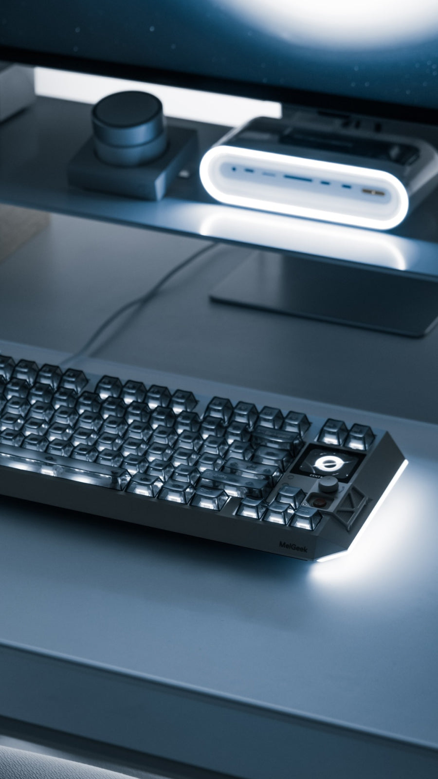 Translucent EVA-edition keycaps