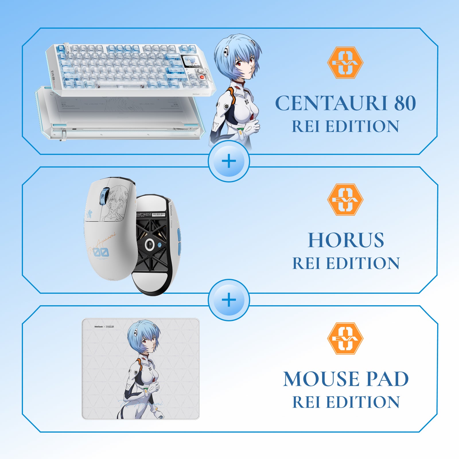 Centauri80 Rei EVA-00 OLED Hall Effect Keyboard | MelGeek keyboard image