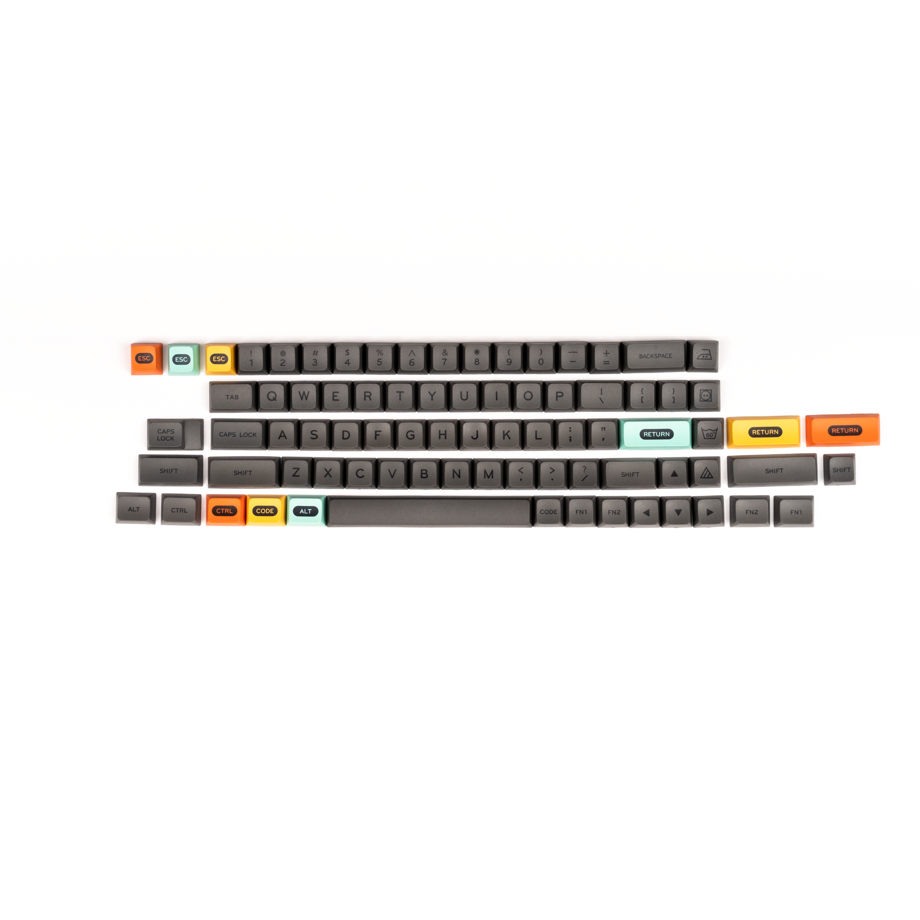 MelGeek MDA Label Tastenkappen-Set für mechanische Tastaturen