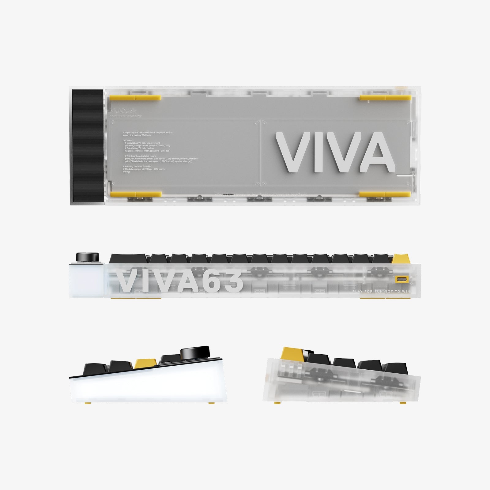 VIVA63 HE Gaming Keyboard keyboard image