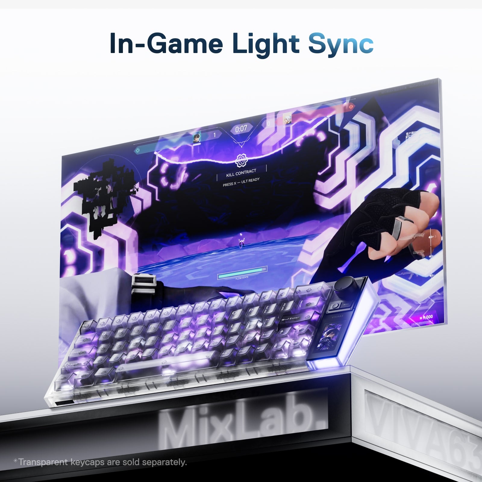 VIVA63 HE Gaming Keyboard keyboard image