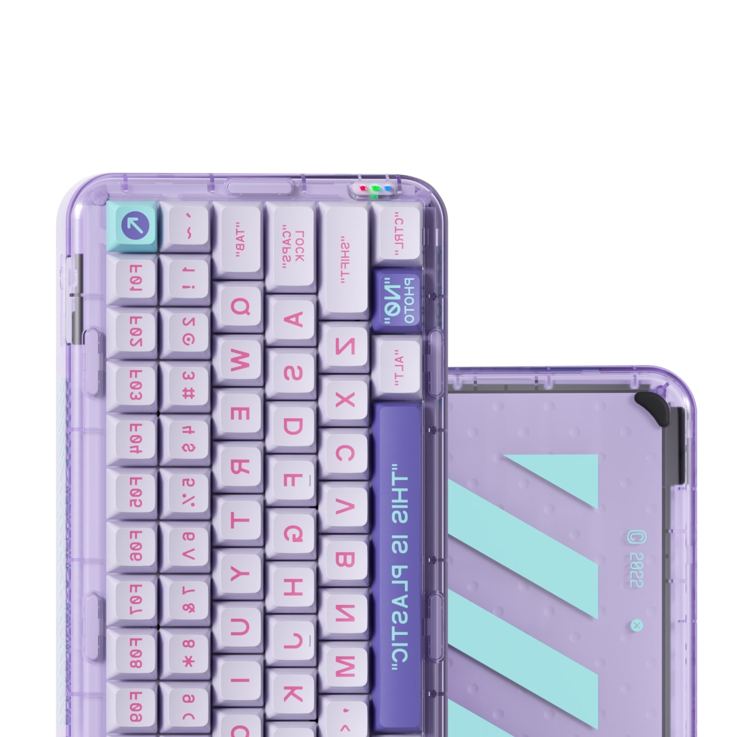 MelGeek Mojo84 Vapor wave Programmier bare mechanische Tastatur