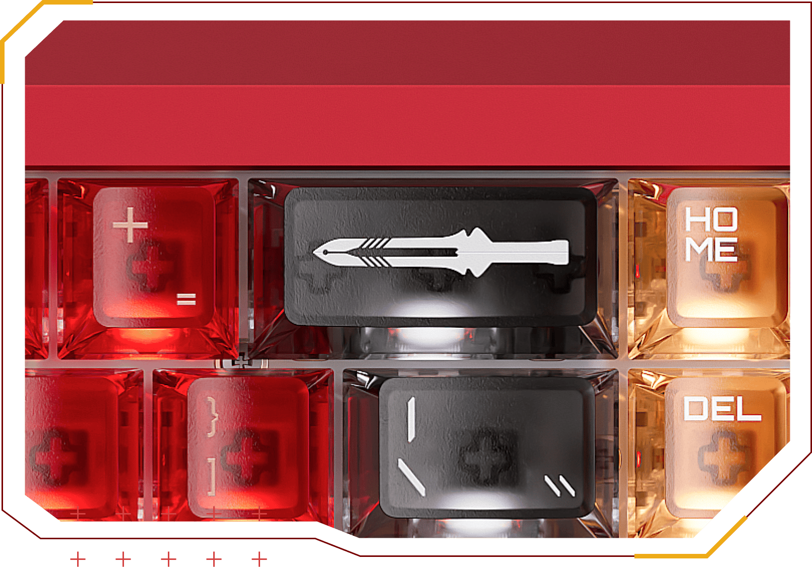 Progressive Knife graphic motif