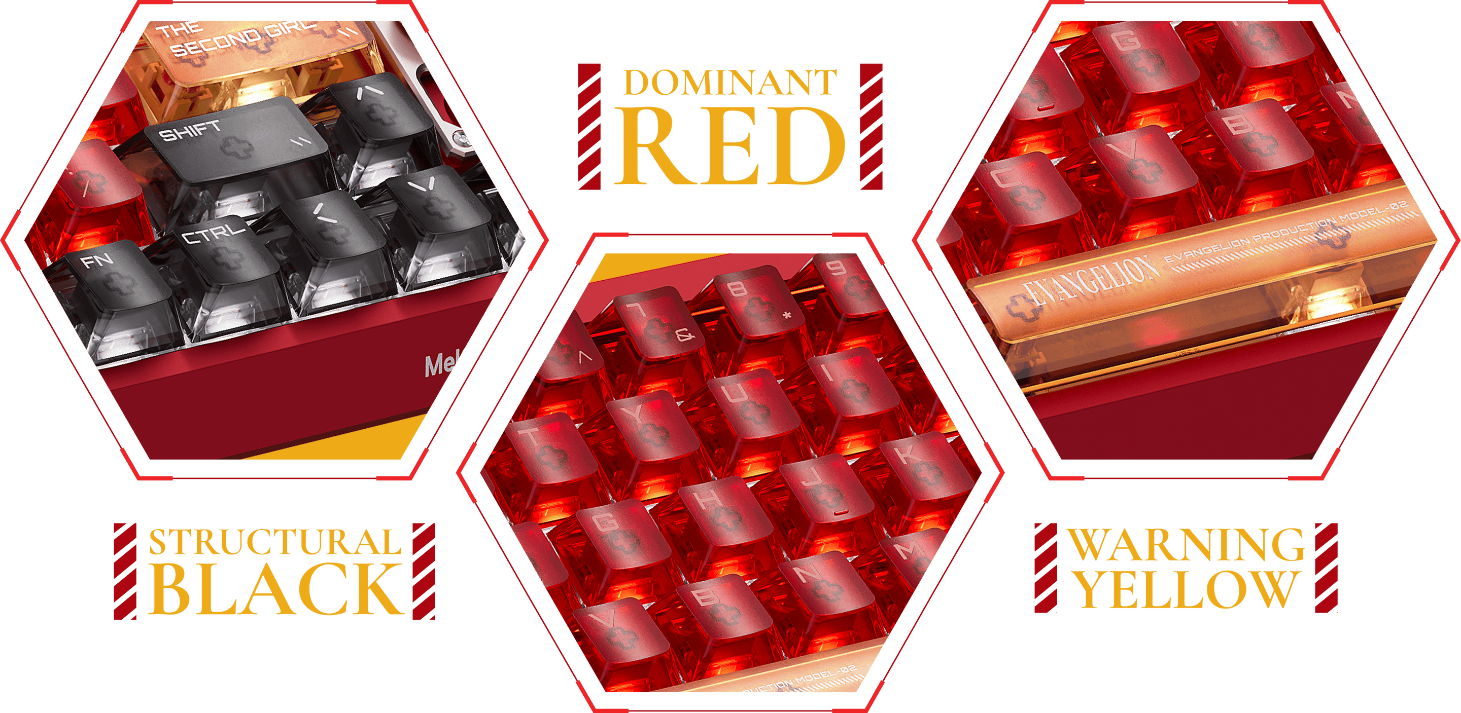 Asuka Edition red black and yellow visual language