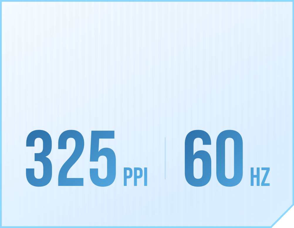 325 PPI OLED Touchscreen