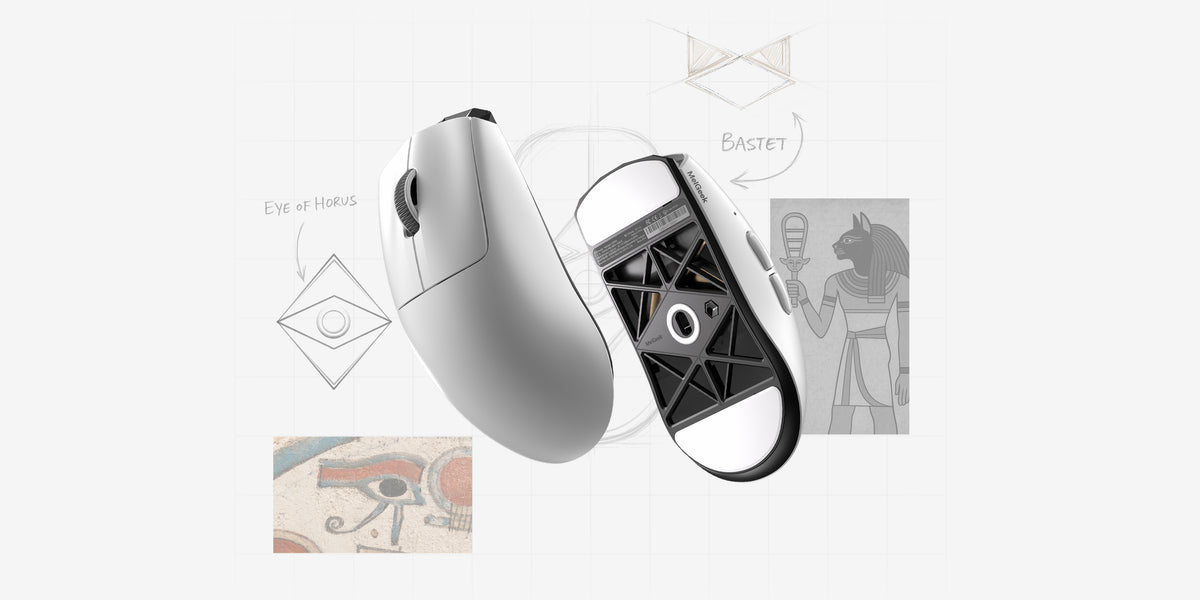 MelGeek Horus Lightweight Gaming Mouse | 8000Hz Polling Esports 