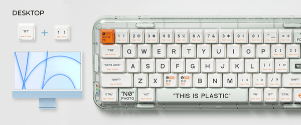 MelGeek Mojo84 Vaporwave Mechanical Keyboard – MelGeek